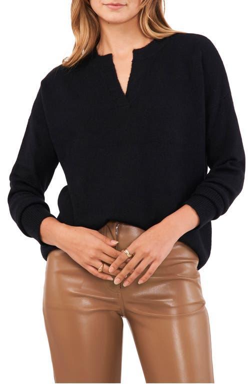Vince Camuto V-Neck Drop Shoulder Sweater (Rich ) Women's Sweater Product Image