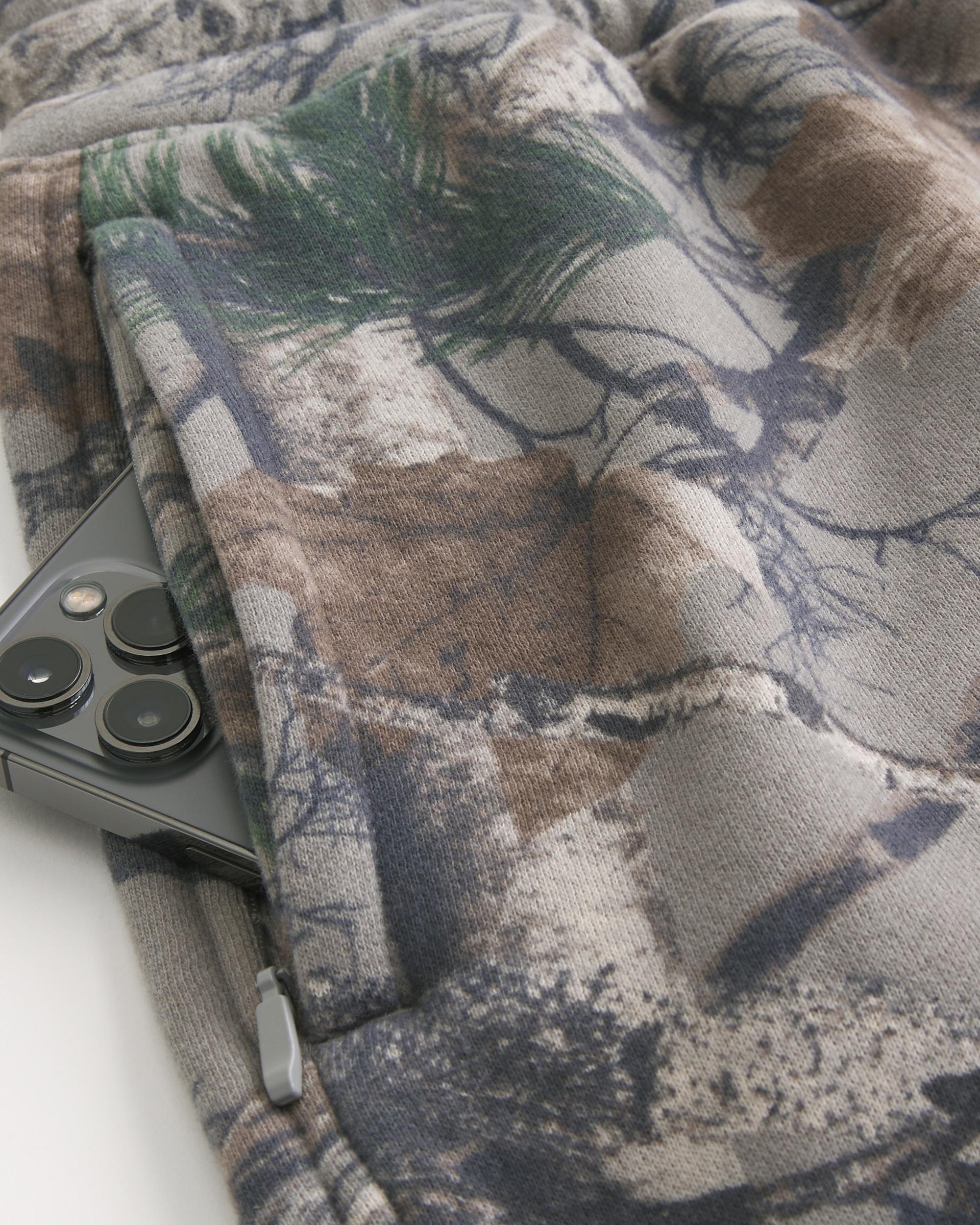 Baggy Camo Sweatpants Product Image