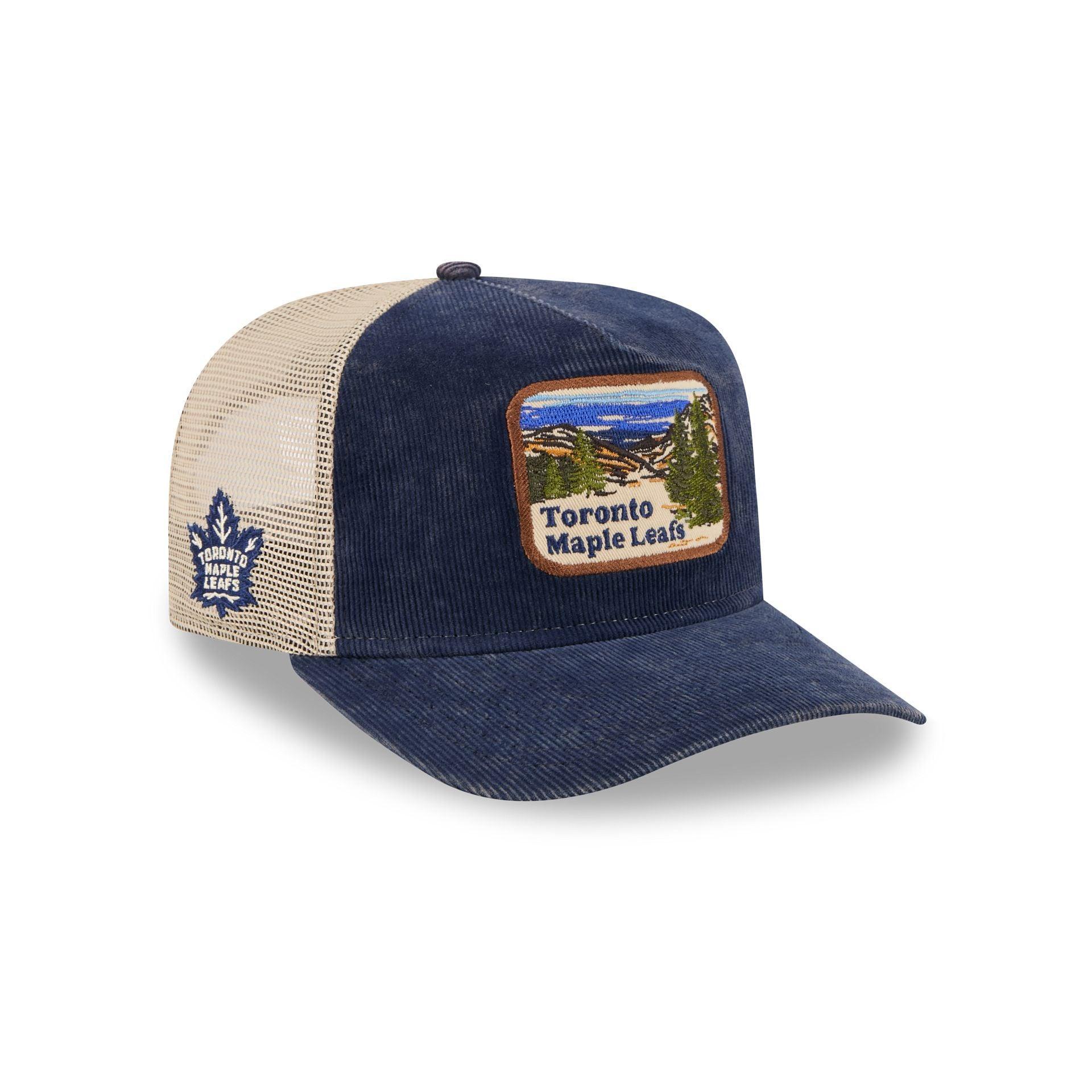 Toronto Maple Leafs Vintage Landscape 9FIFTY A-Frame Trucker Hat Male Product Image