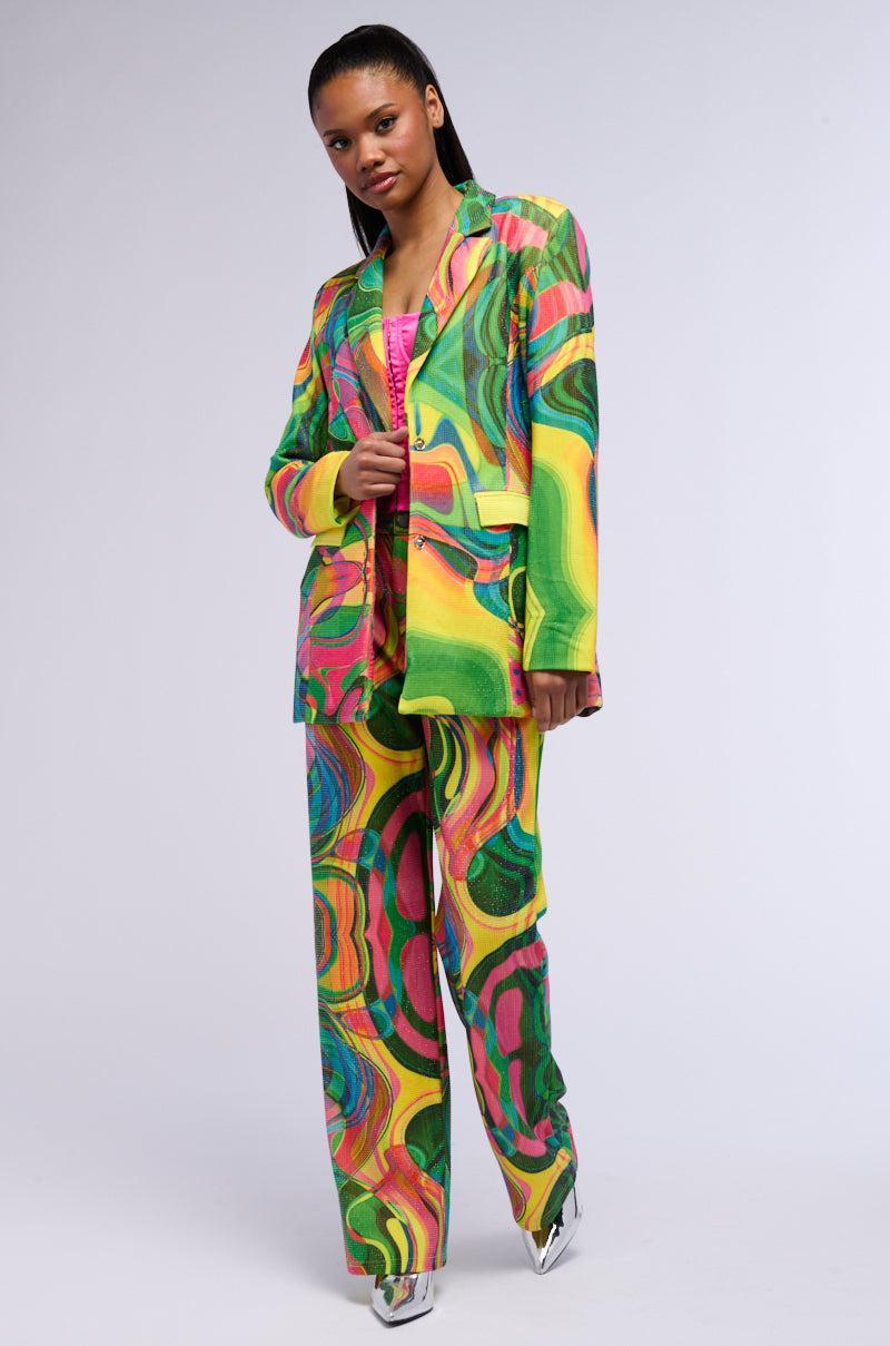 DREAMLAND EMBELLISHED WIDE LEG TROUSER Product Image