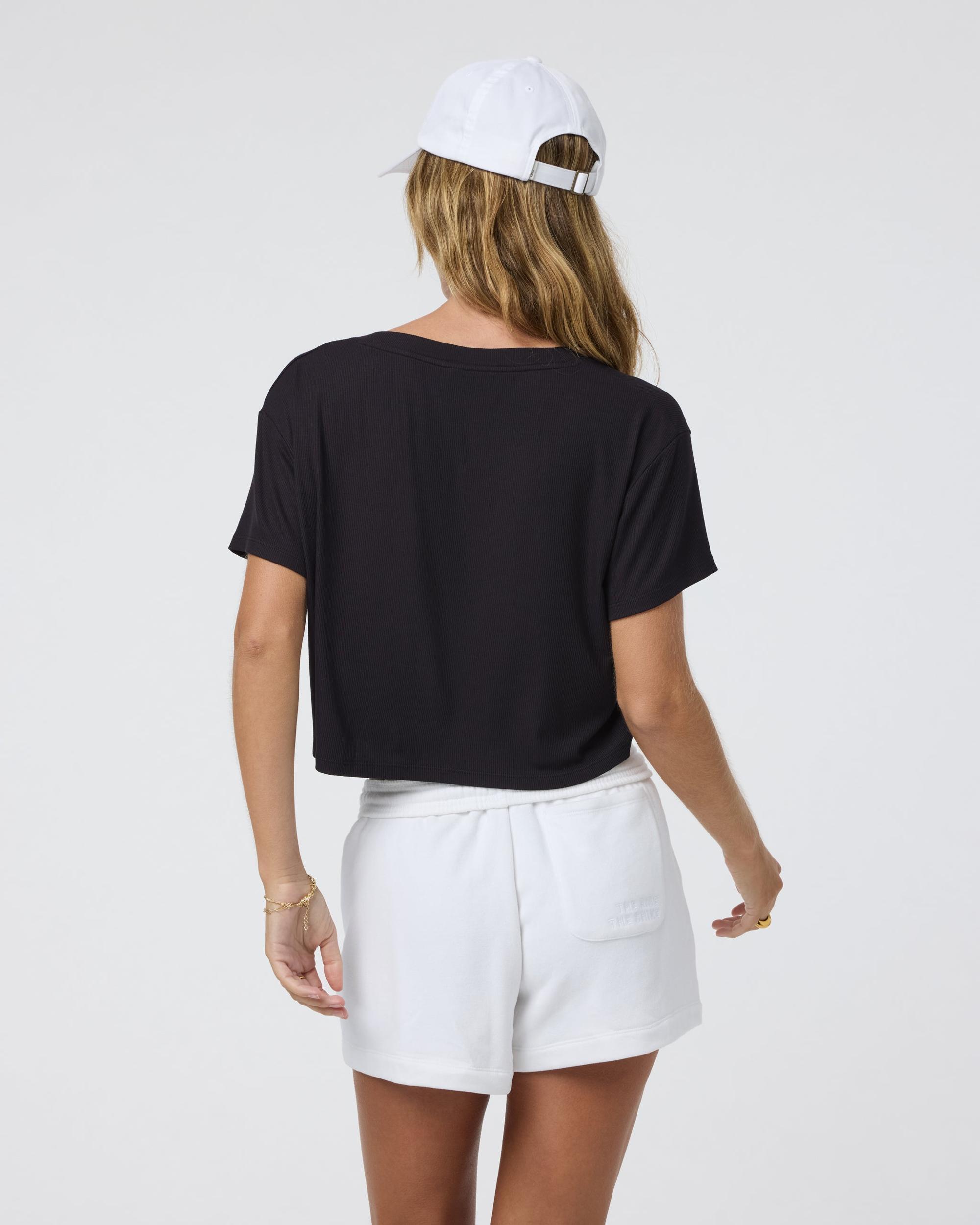 Short Sleeve Cove V Neck Tee Product Image