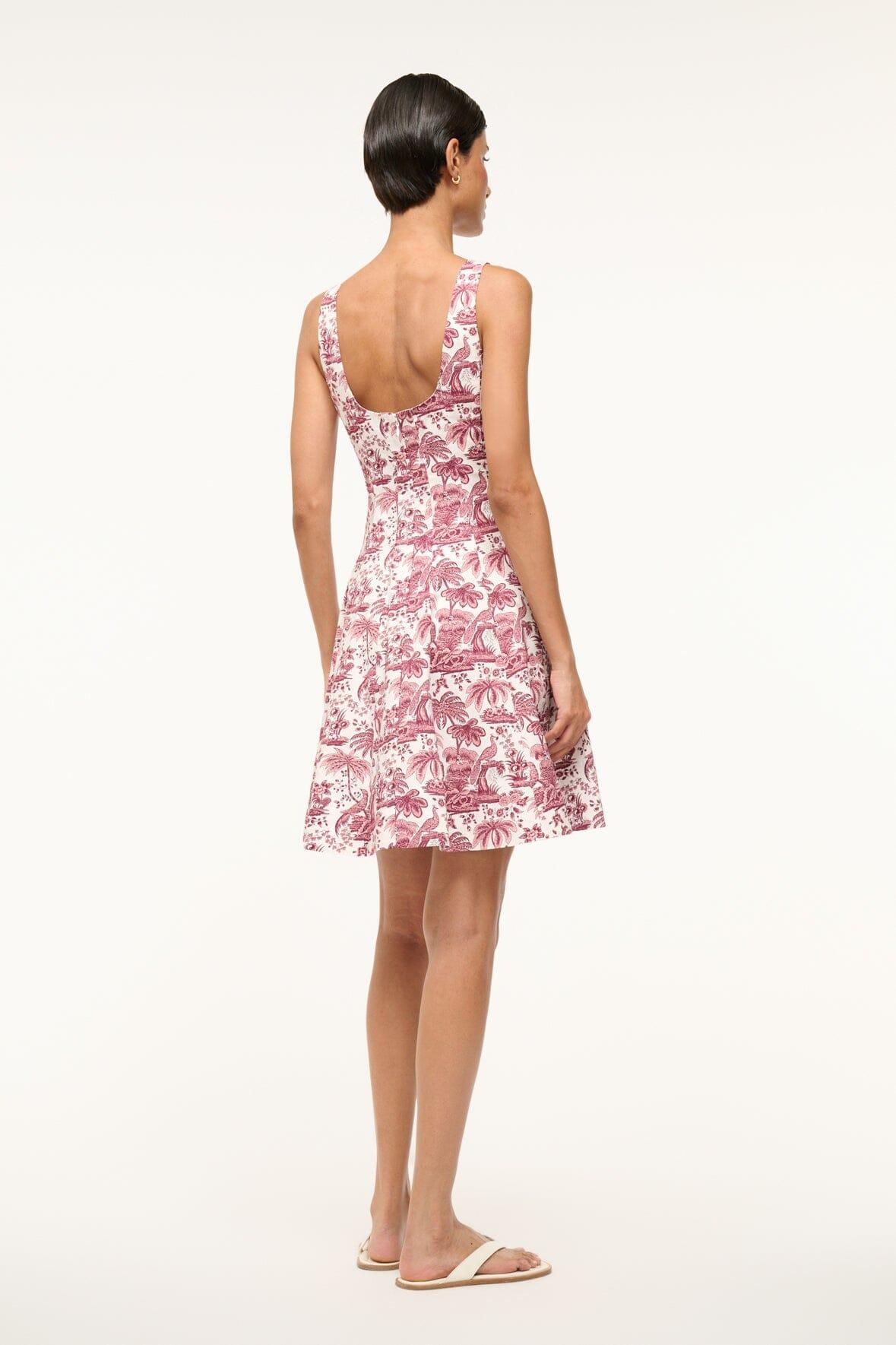 MINI WELLS DRESS | BORDEAUX TOILE Product Image