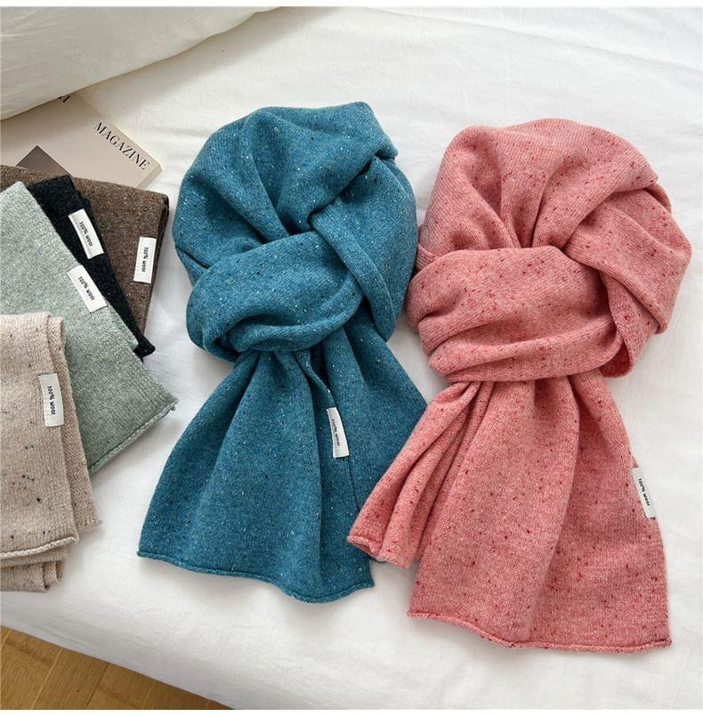 Dotted Knit Scarf Product Image