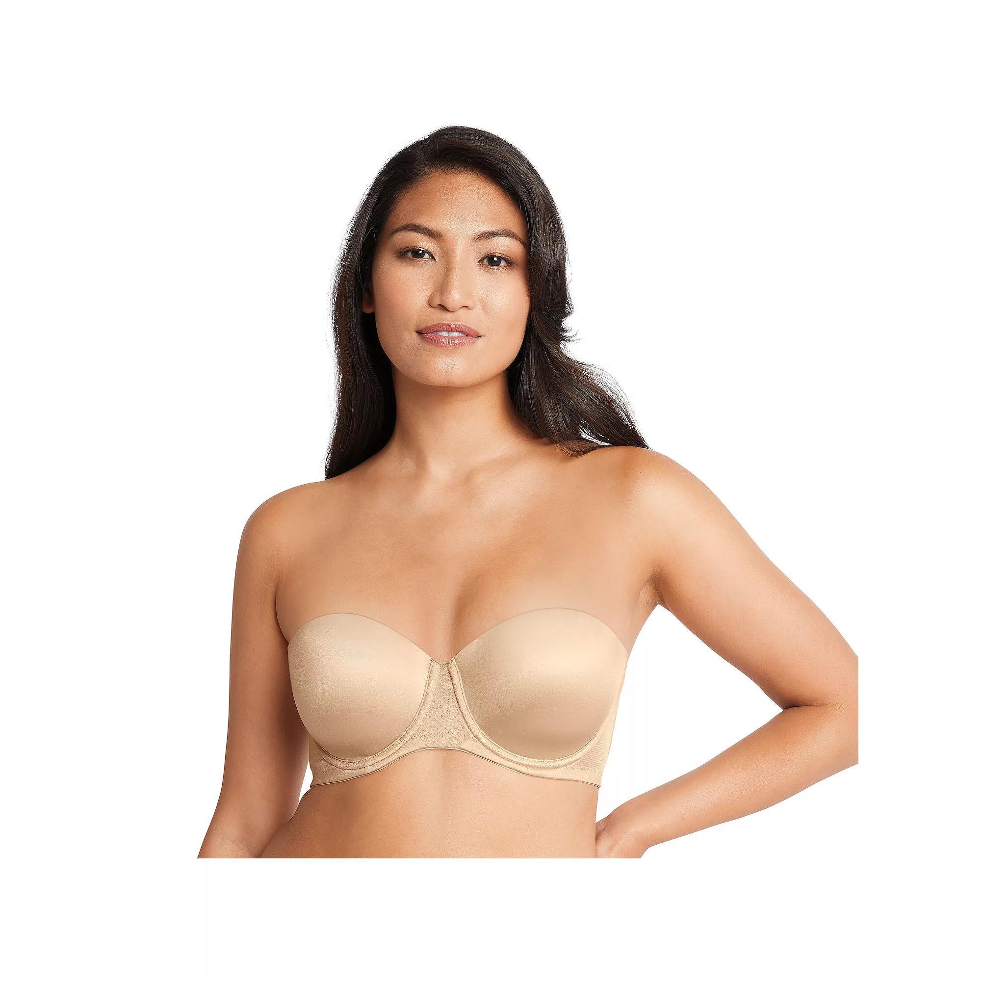 Bali One Smooth U Stay in Place Strapless Underwire Bra DF6599, Women's, Size: 36 D, Brown Product Image