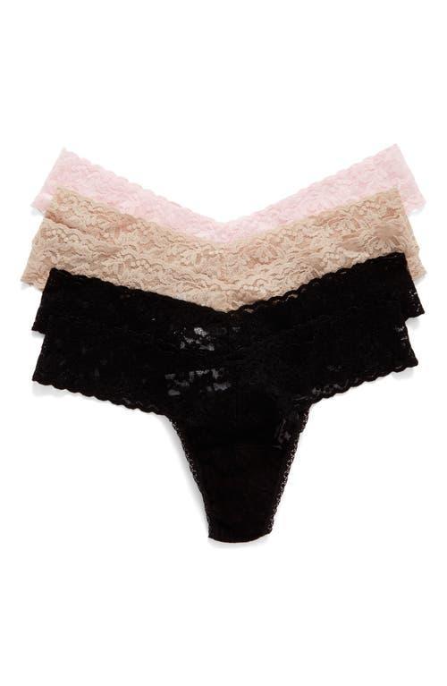 Hanky Panky 5 Low Rise Thongs Multi One Size Product Image
