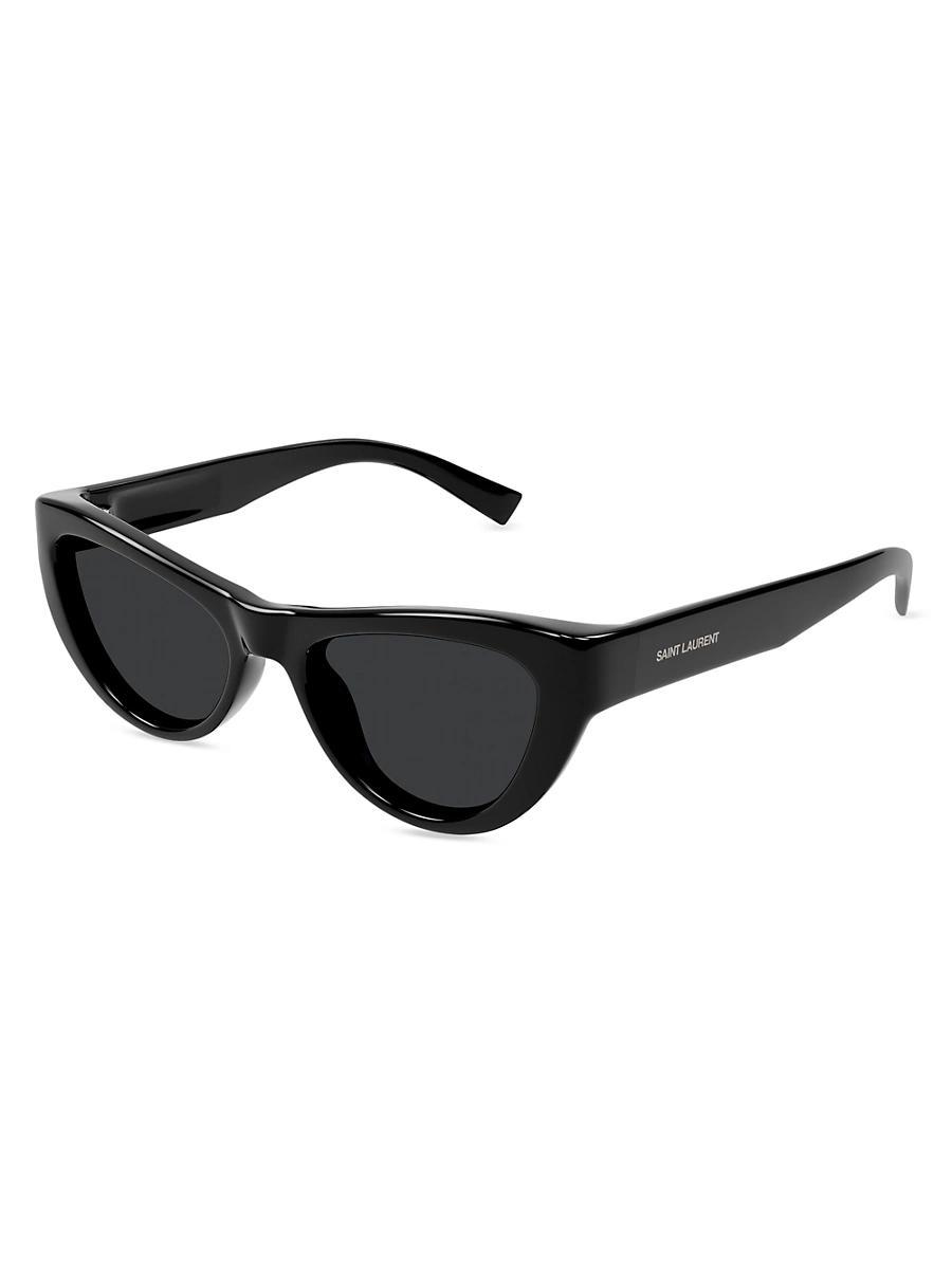 Sleek Logo Plastic Cat-Eye Sunglasses Product Image