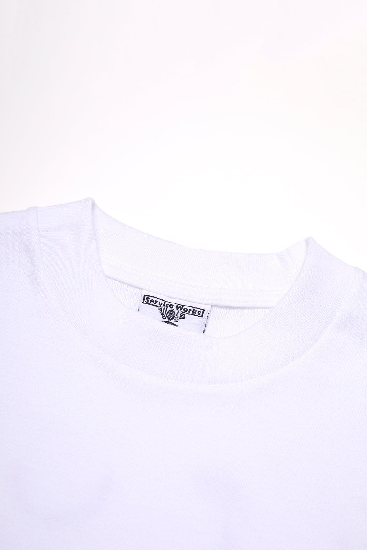 Service Works - Wine Spill Tee - White Product Image