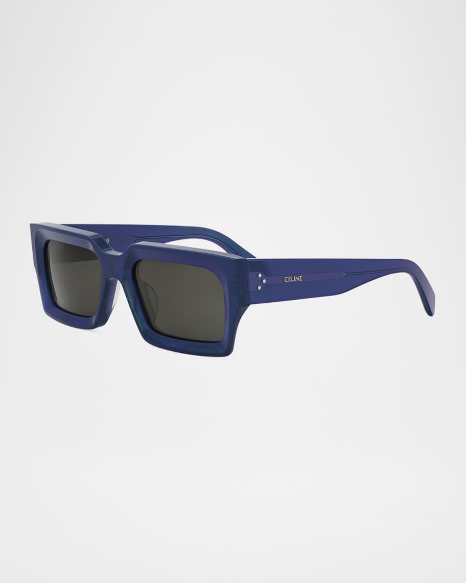 Mens 3-Dot Acetate Rectangle Sunglasses Product Image