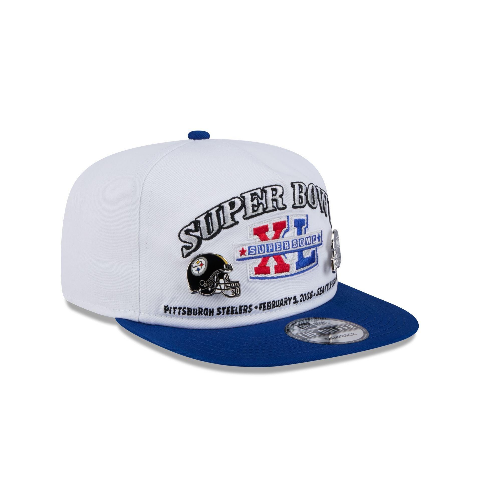NFL Super Bowl XL Championship Pin Golfer Hat Male Product Image