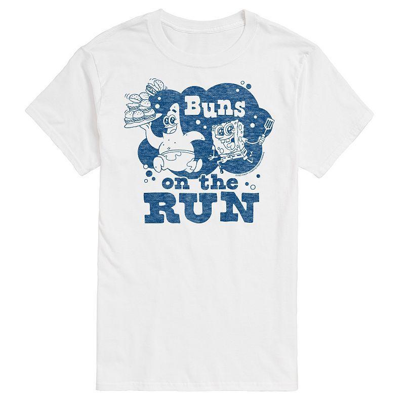 Big & Tall SpongeBob SquarePants Buns On The Run Graphic Tee, Mens Product Image