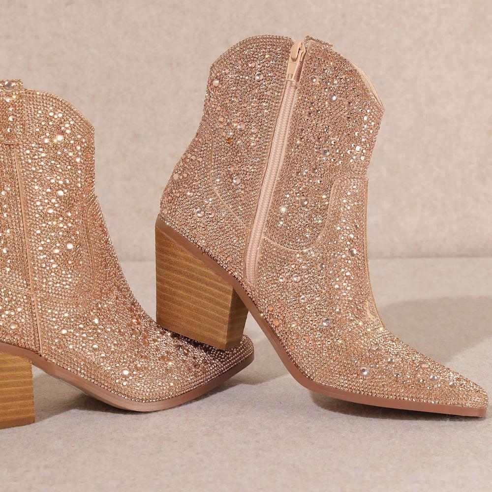 Rose Gold Angel Booties Product Image