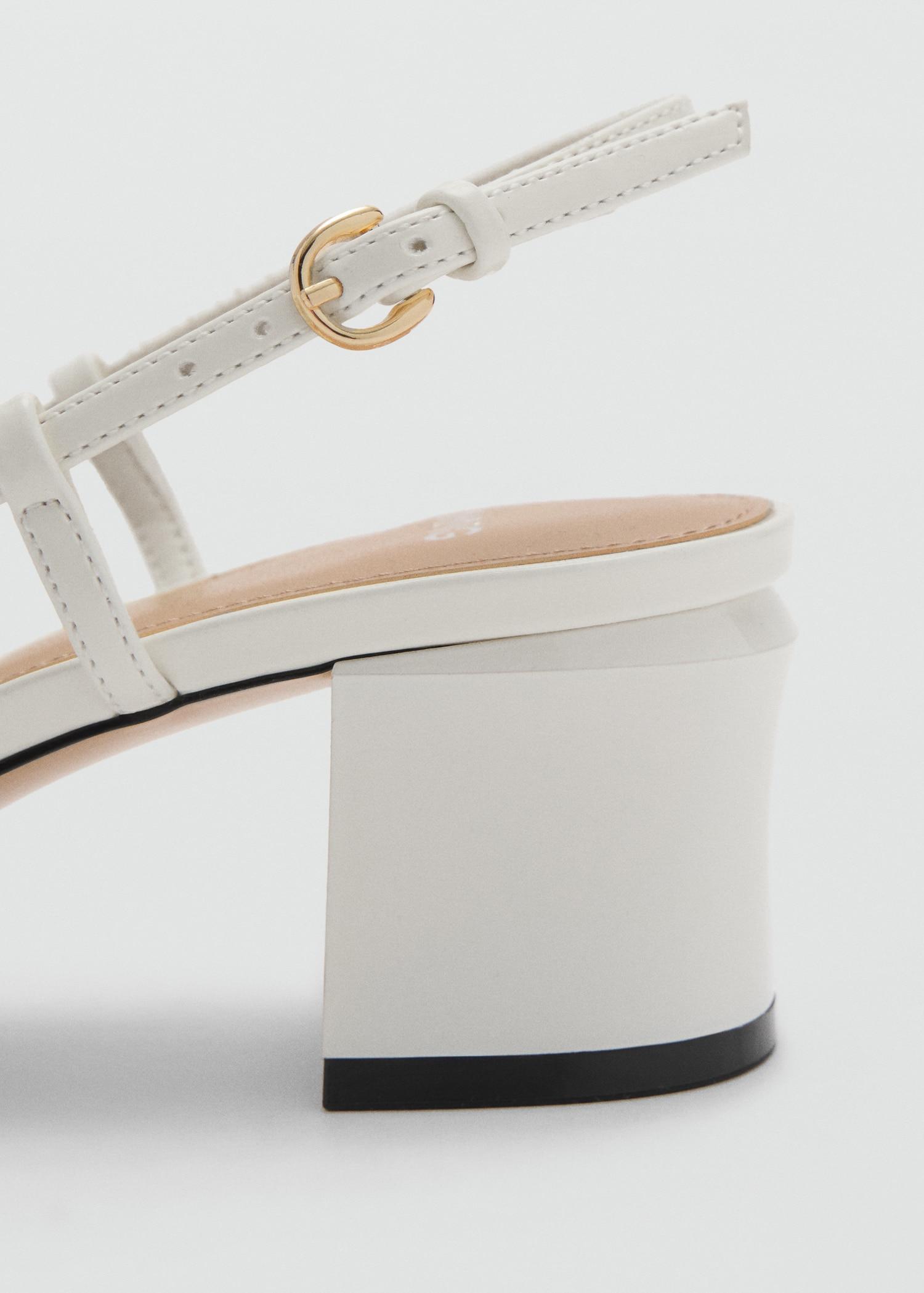 Heeled shoes with link detail - Women | MANGO USA Product Image