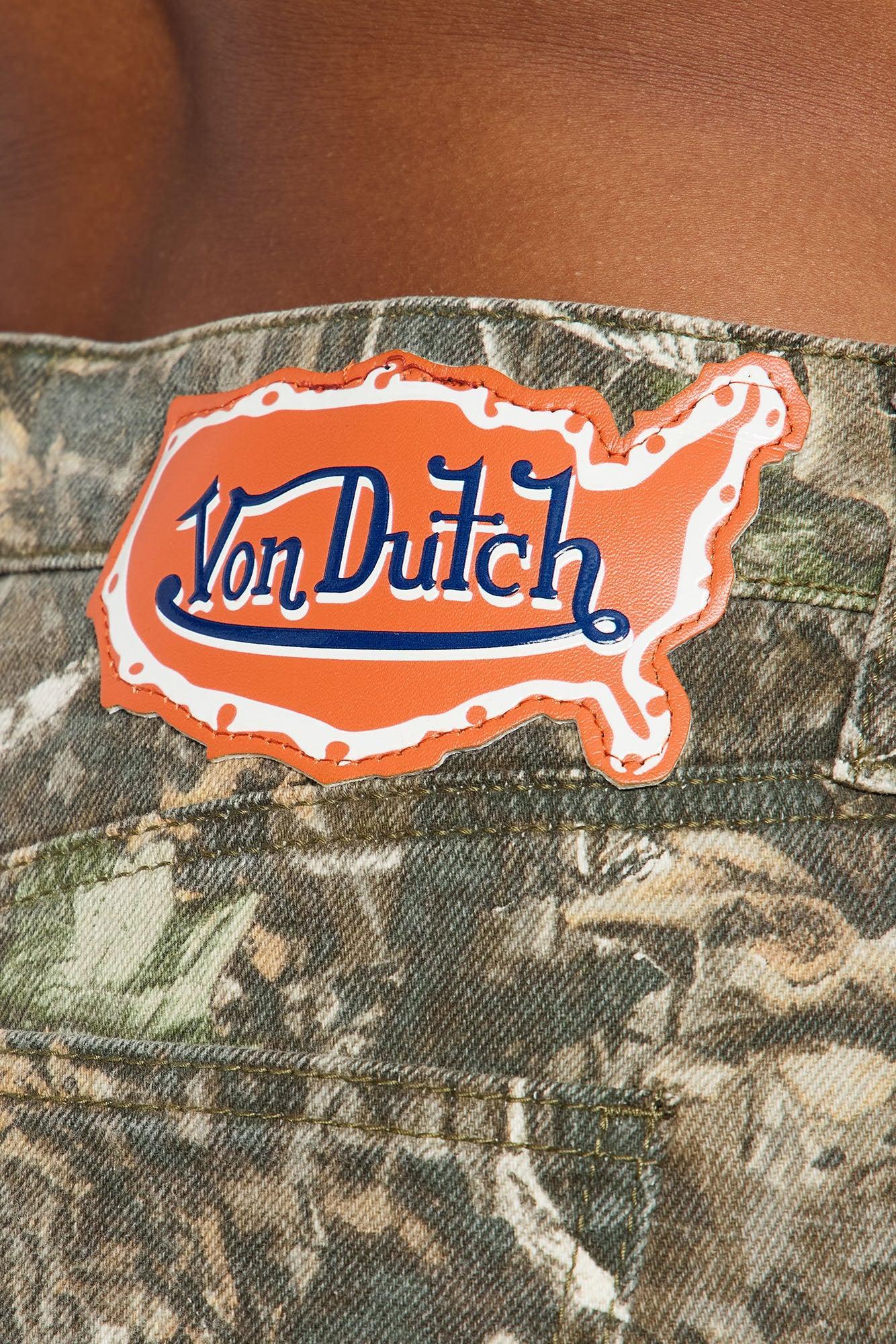 Von Dutch Camo Straight Leg Jeans - Camouflage Product Image