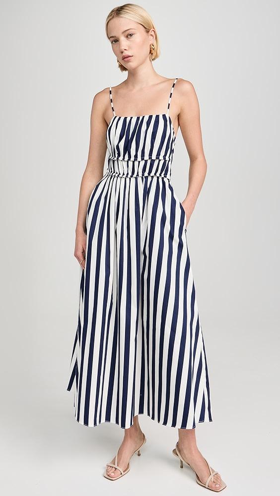 English Factory Stripe Sleeveless Maxi Dress | Shopbop Product Image