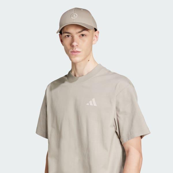 adidas Mercedes - AMG Petronas Formula One Team Premium Sweat Tee Putty Beige M Mens Product Image