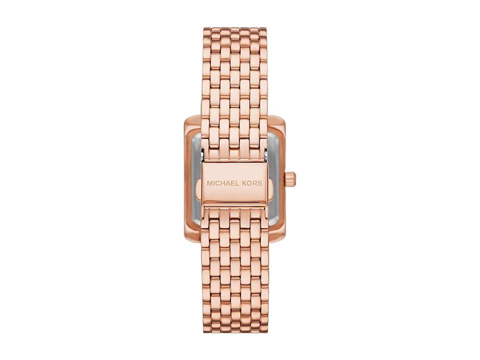Michael Kors Womens Crystal Emery Three-Hand Stainless Steel Bracelet Watch Product Image