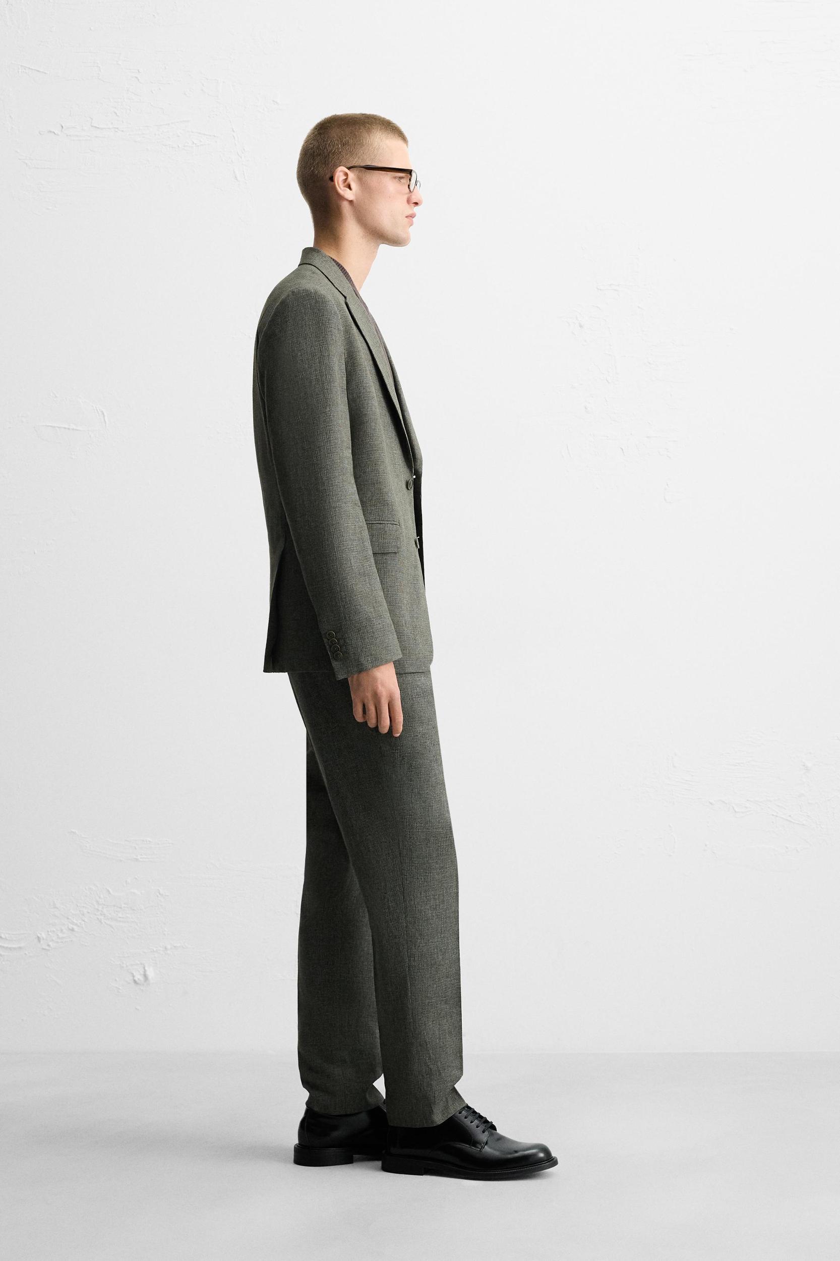 HOUNDSTOOTH SUIT PANTS Product Image