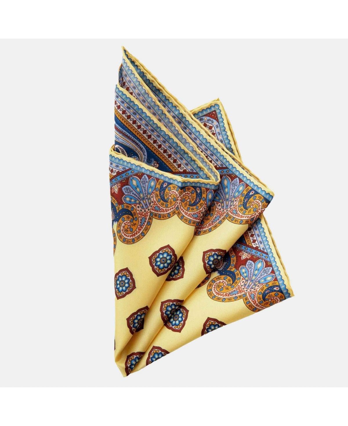 Elizabetta Lugano - Silk Pocket Square for Men in White at Nordstrom Product Image