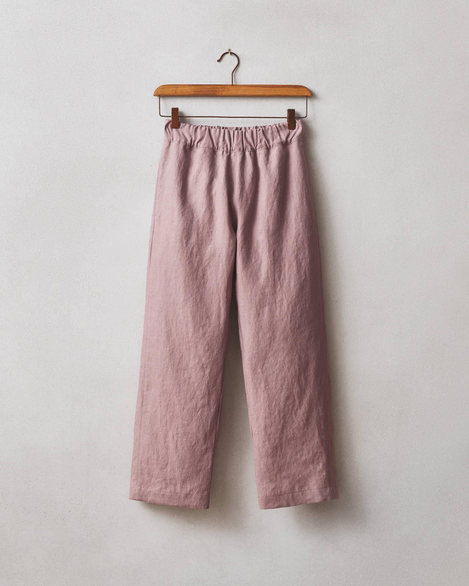 Women's Linen Pant - Twilight Mauve Product Image