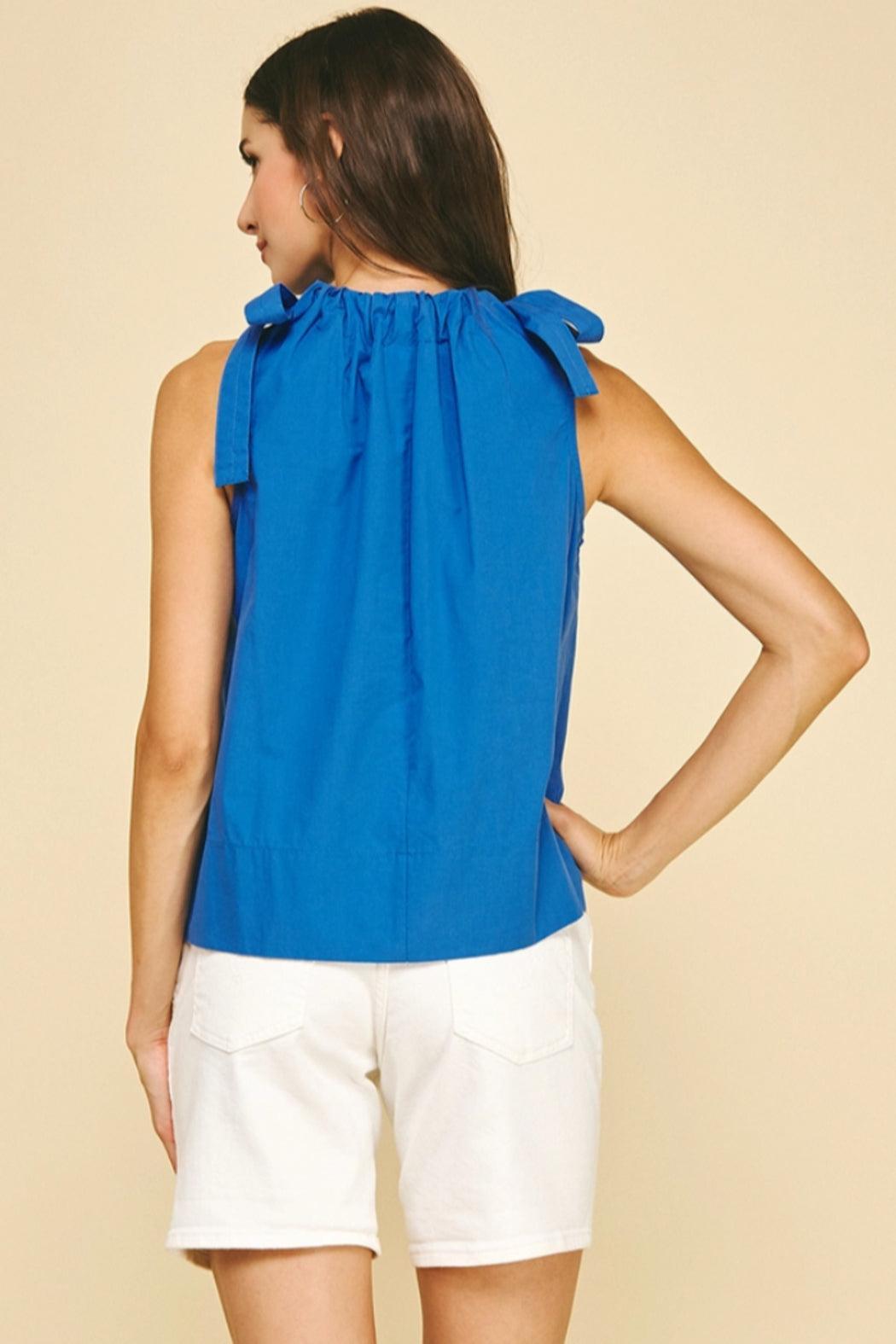 Maya Tie Detailed Blouse Product Image