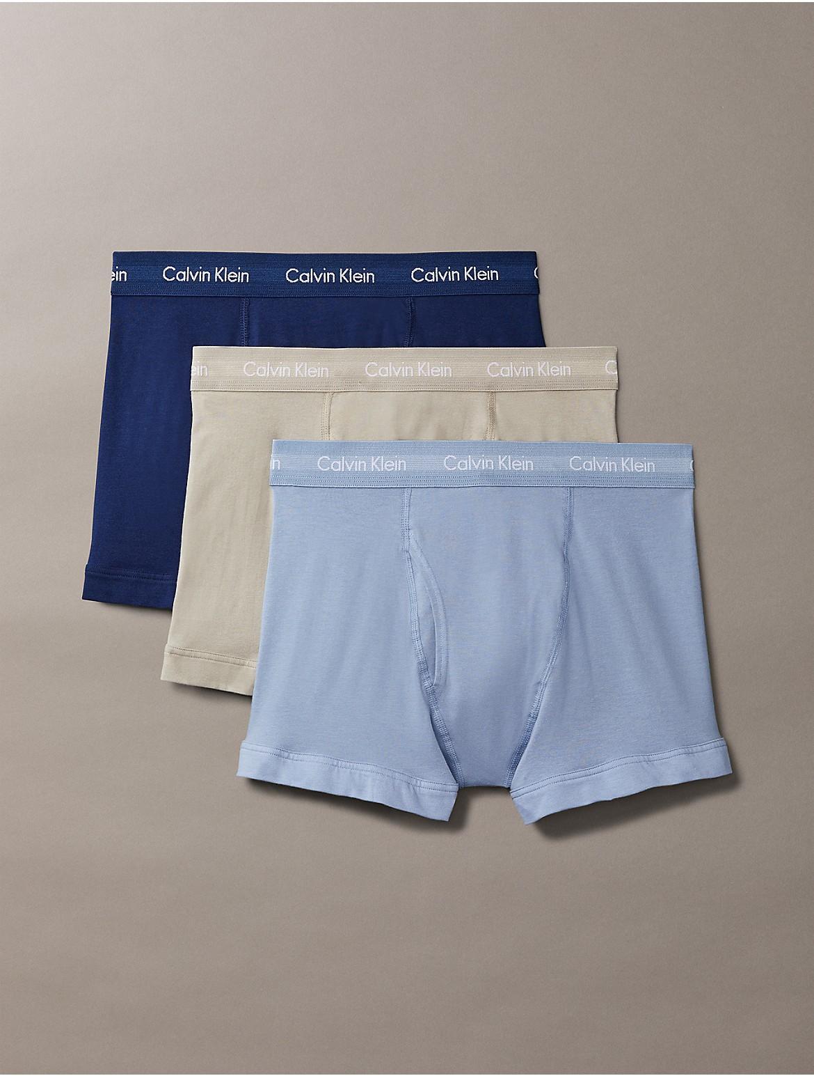 Calvin Klein Men's Cotton Stretch 3 Pack Trunk - Multi - L Product Image
