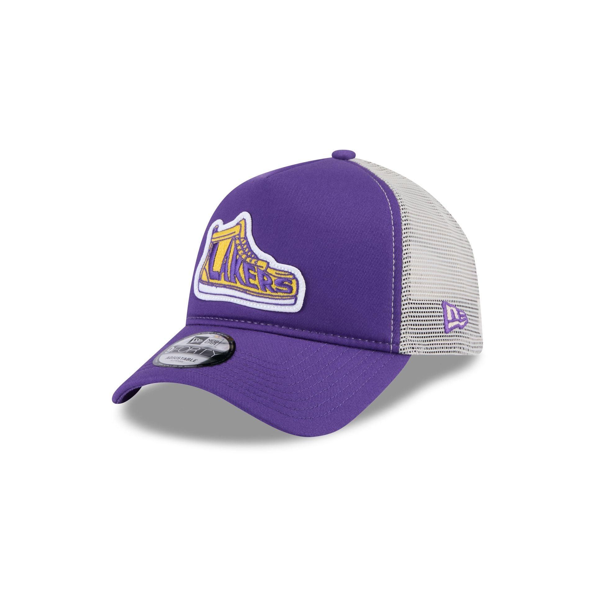 Los Angeles Lakers 2025 All-Star Game Fan Pack 9FORTY A-Frame Trucker Hat Male Product Image
