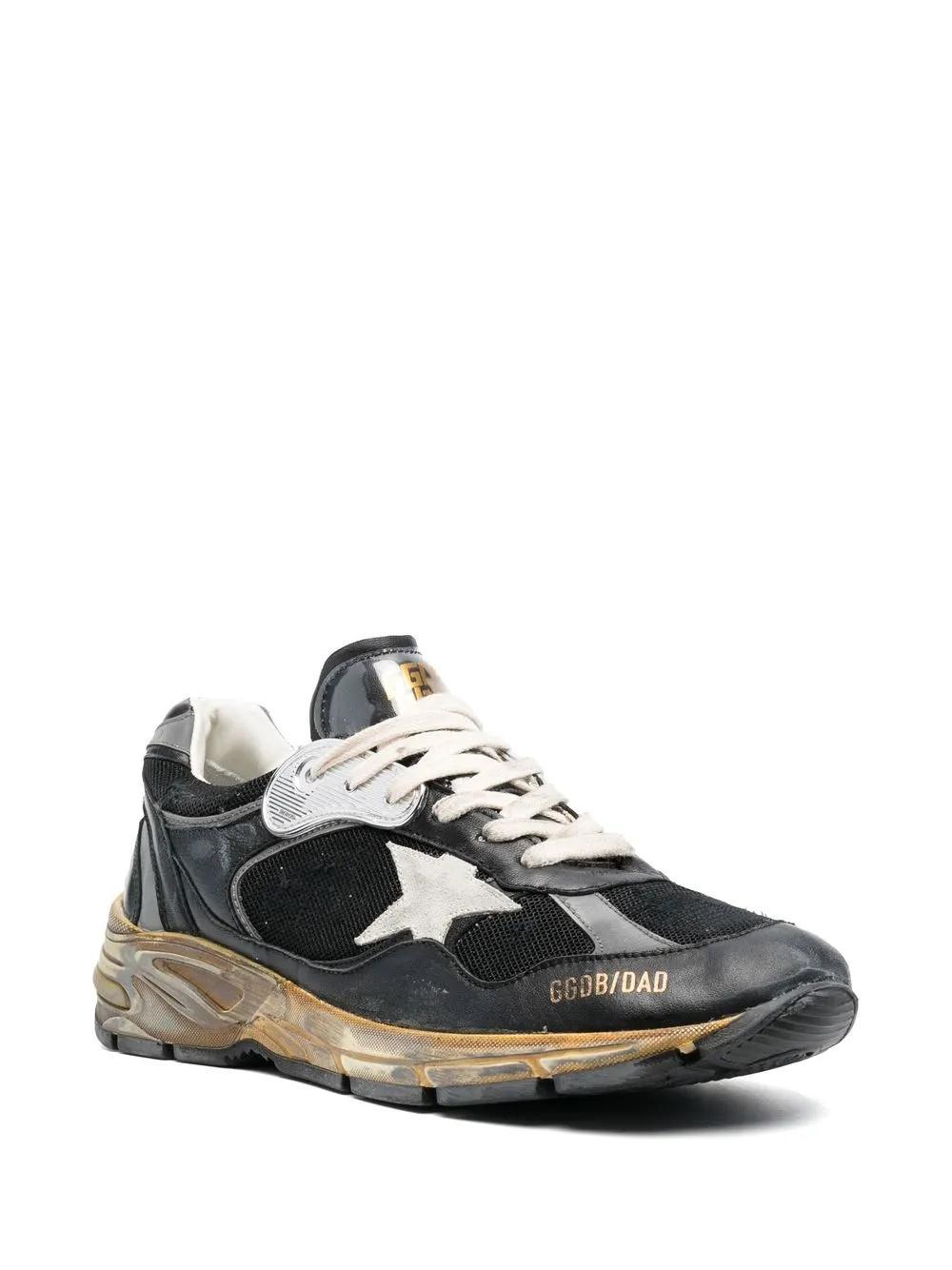 star-patch lace-up sneakers Product Image