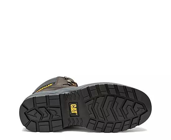 Caterpillar Striver Men's Steel Toe Leather Work Boots, Size: 12 Medium, Brown Product Image
