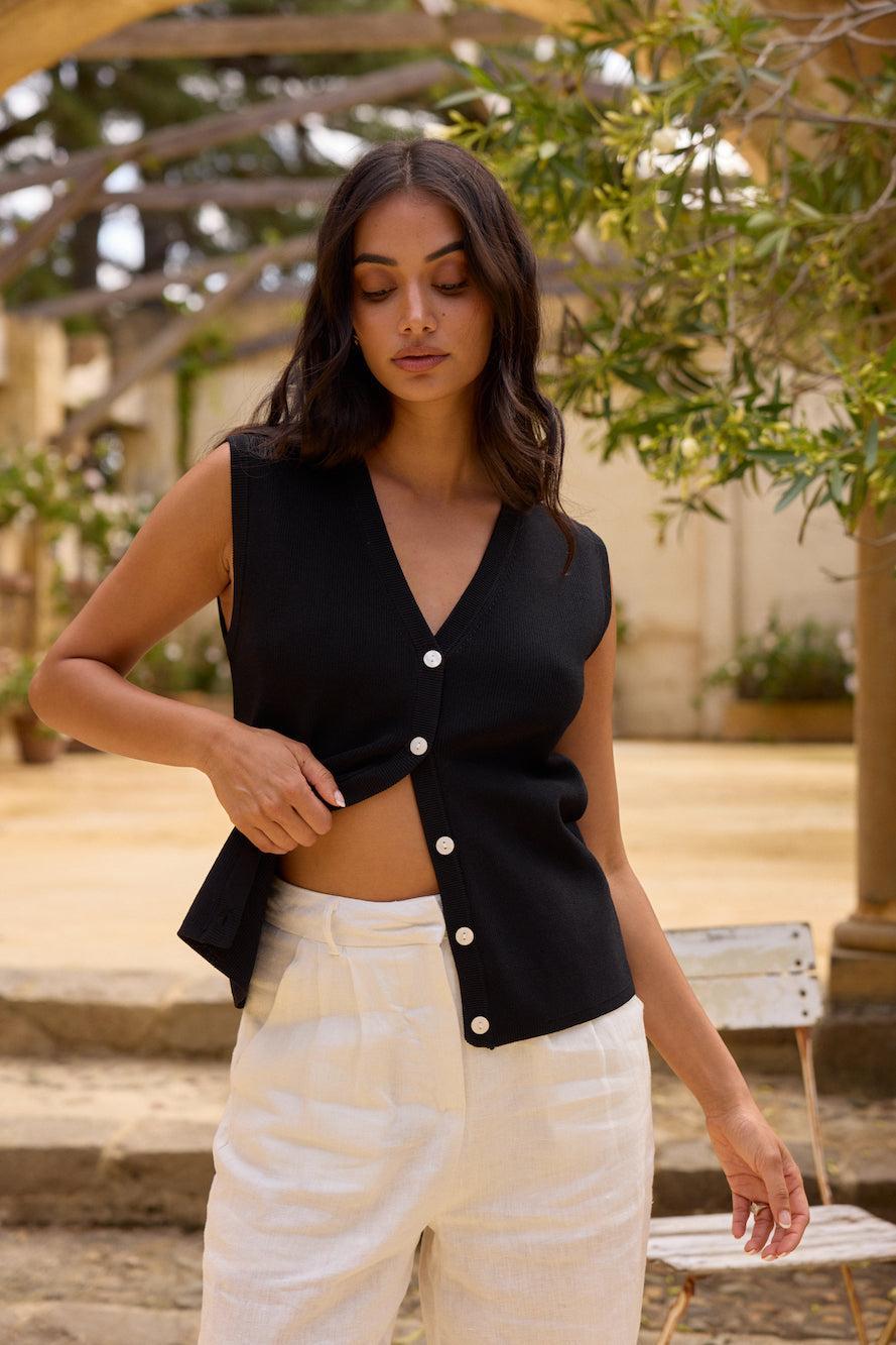 Blair Vest Top Black Product Image