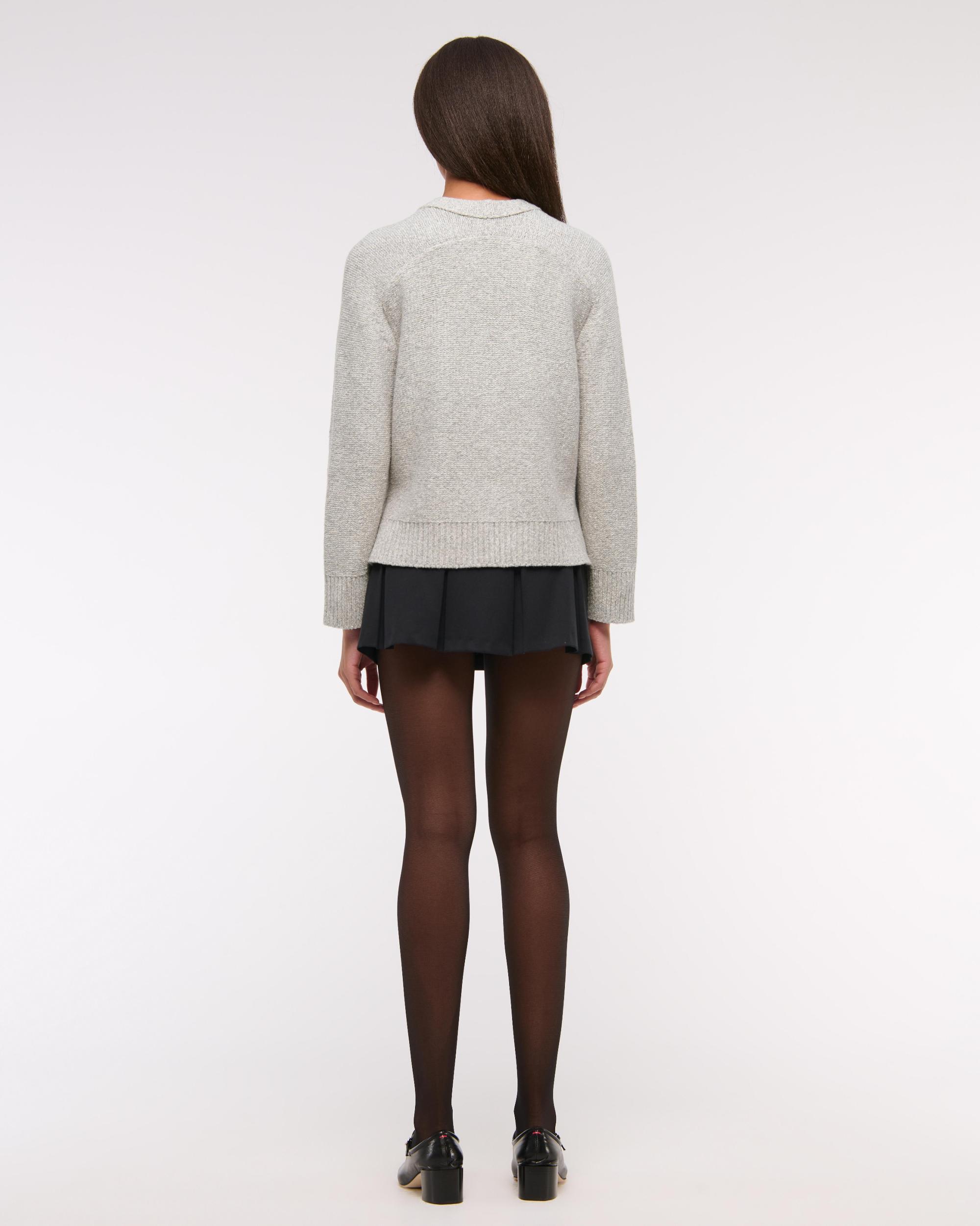 The A&F Madeline Textural Crew Sweater Product Image