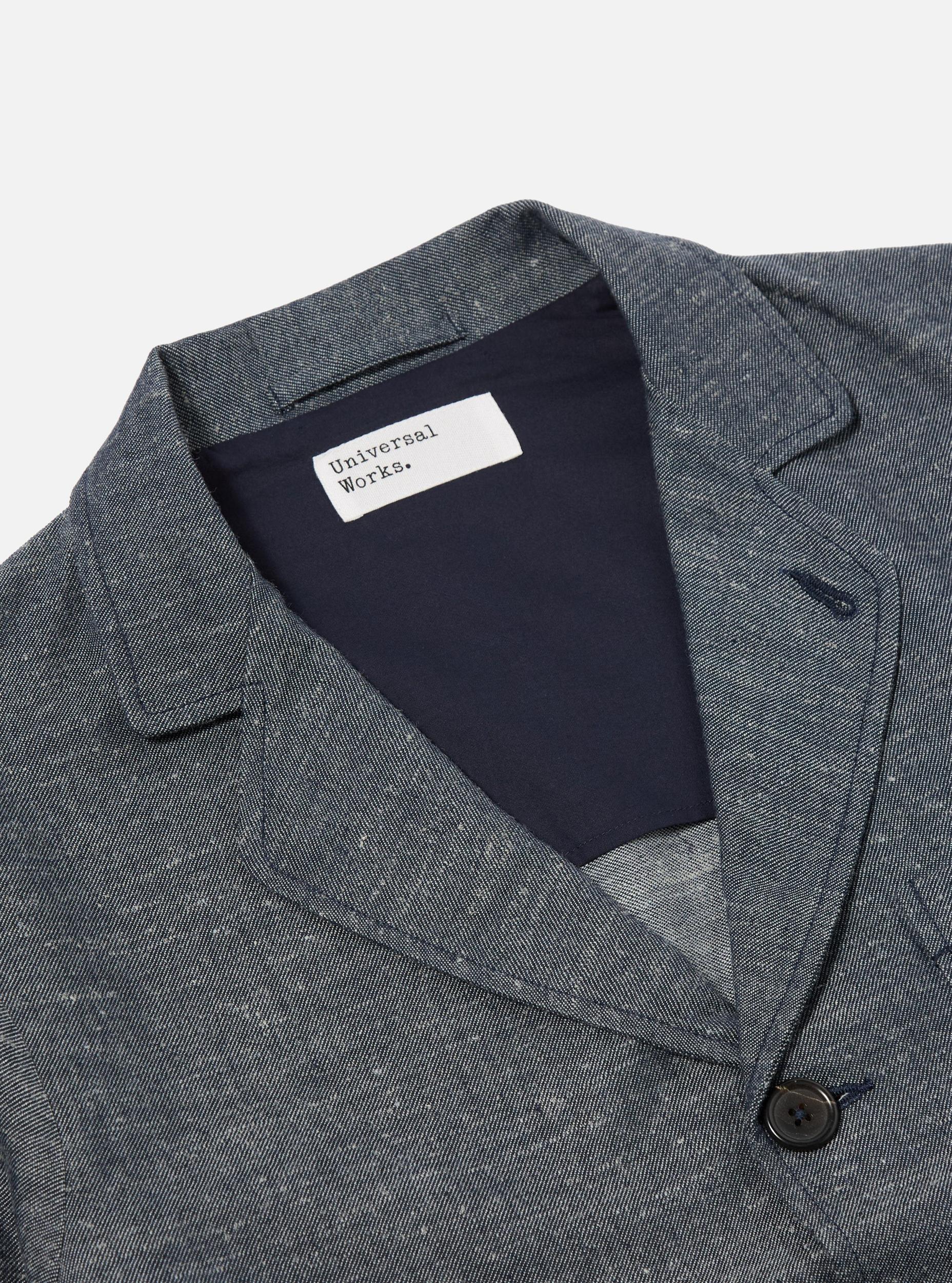 Denim Lord Cotton Linen Three Button Jacket Product Image