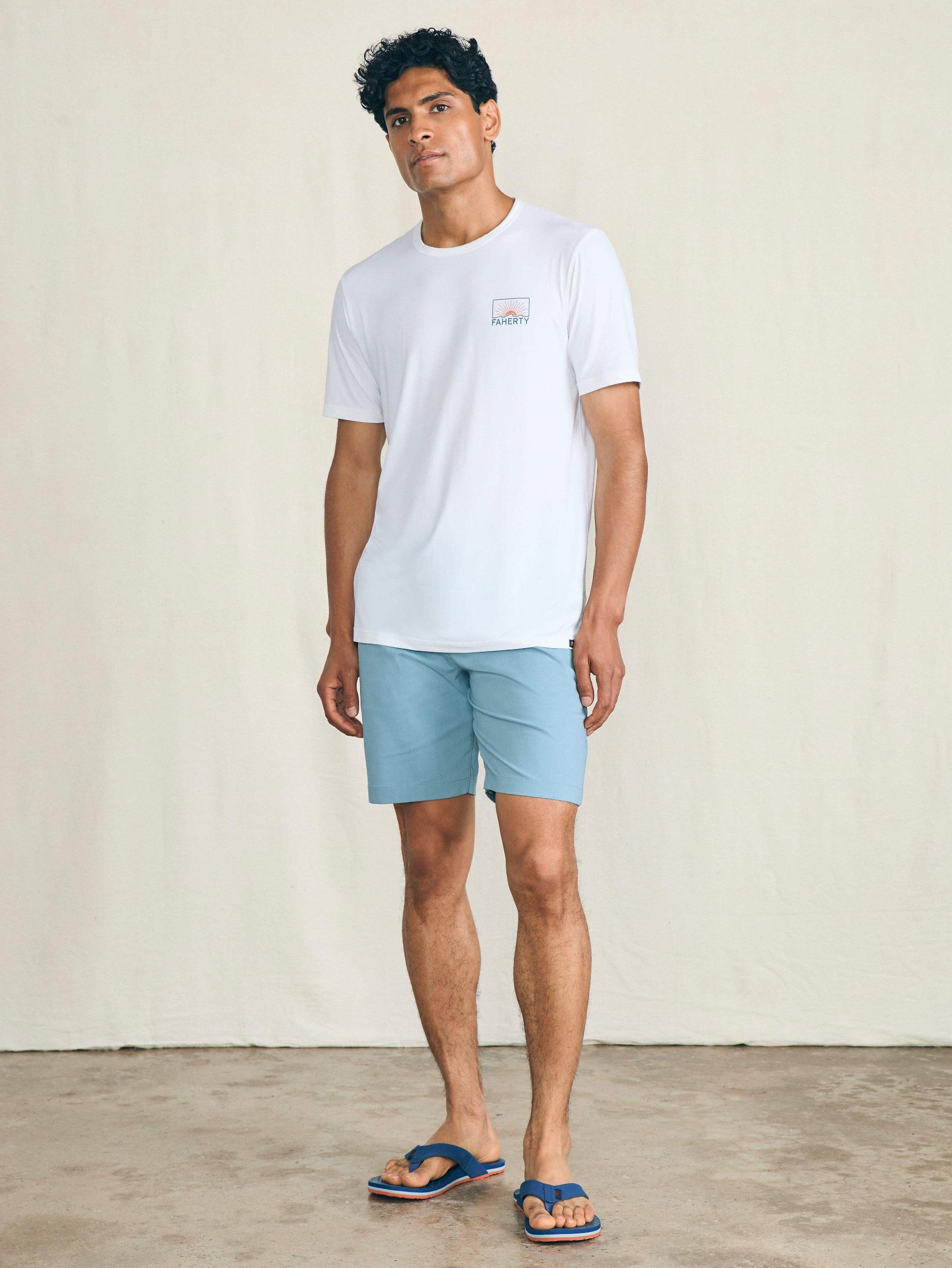 Shorelite Short-Sleeve Tech Tee - Pure White Male Product Image