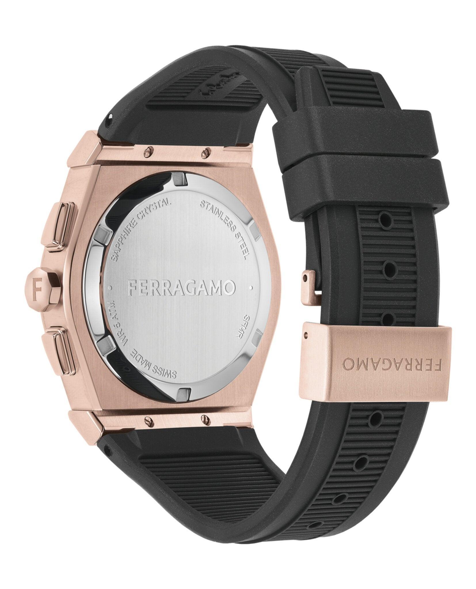 Ferragamo Vega Chrono Silicone Watch Male Product Image