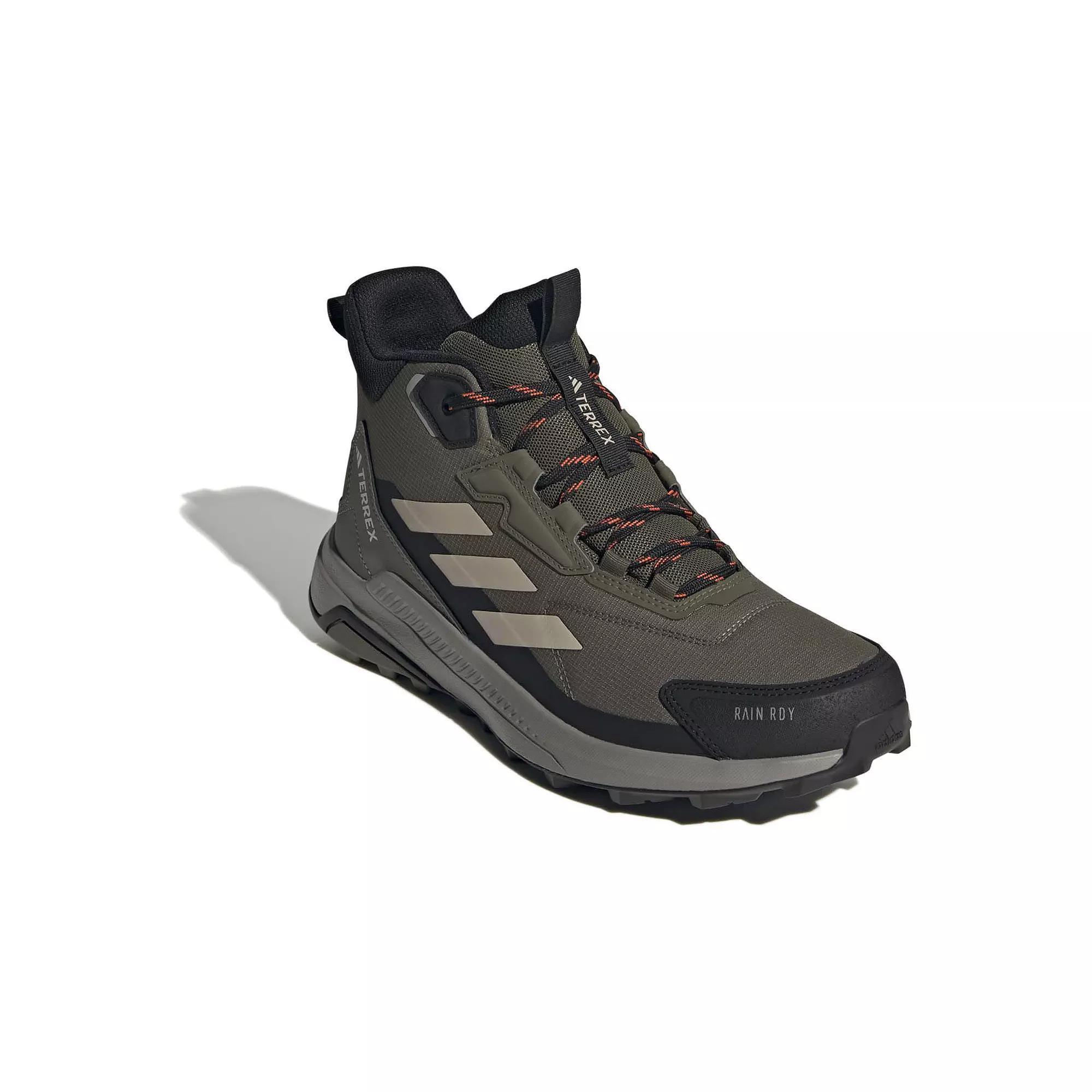 adidas Terrex Anylander Mid Rain.Rdy Hiking Shoes, Men's, Size: 8, Olive Beige Strata Product Image