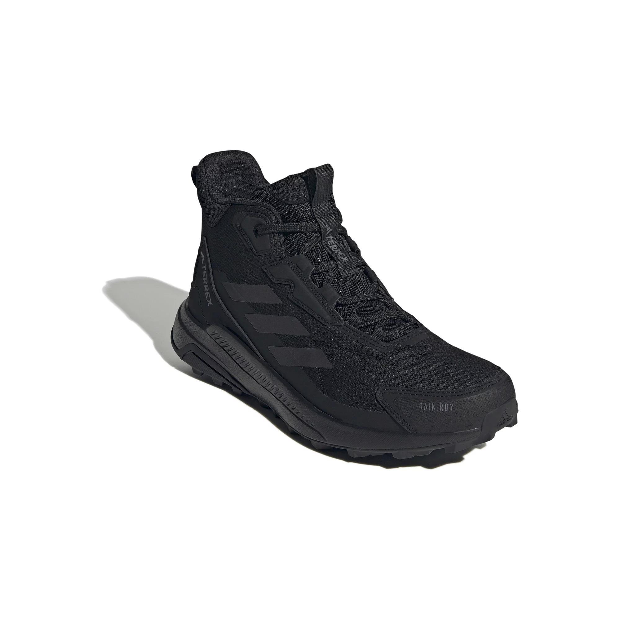 adidas Terrex Anylander Mid Rain.Rdy Hiking Shoes, Men's, Size: 8, Black Black Gray Product Image