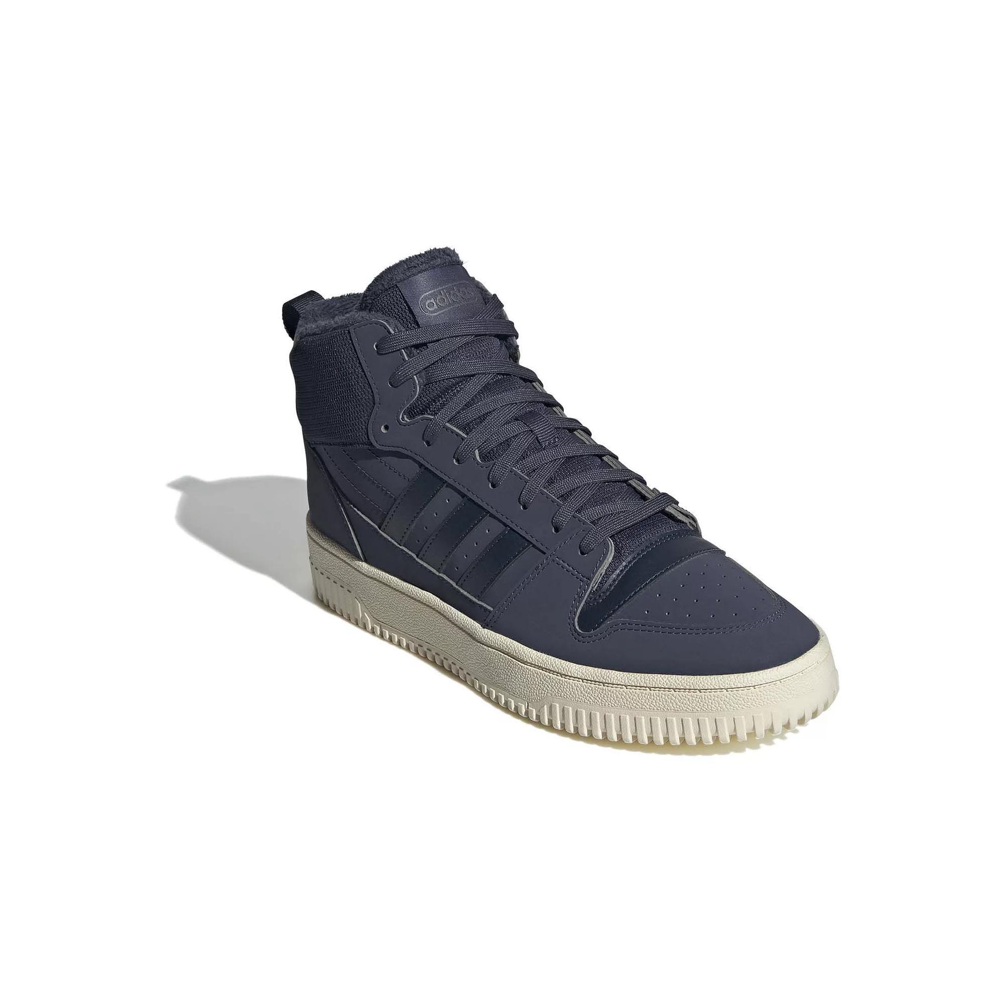 adidas Break Start Mid Men's Winterized Basketball Shoes, Size: 9, Core Black Gray Product Image