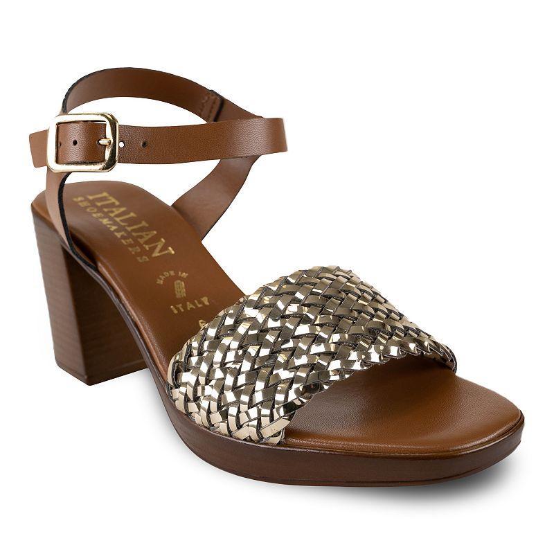 Italian Shoemakers Fritta Womens Dress Sandals White Product Image