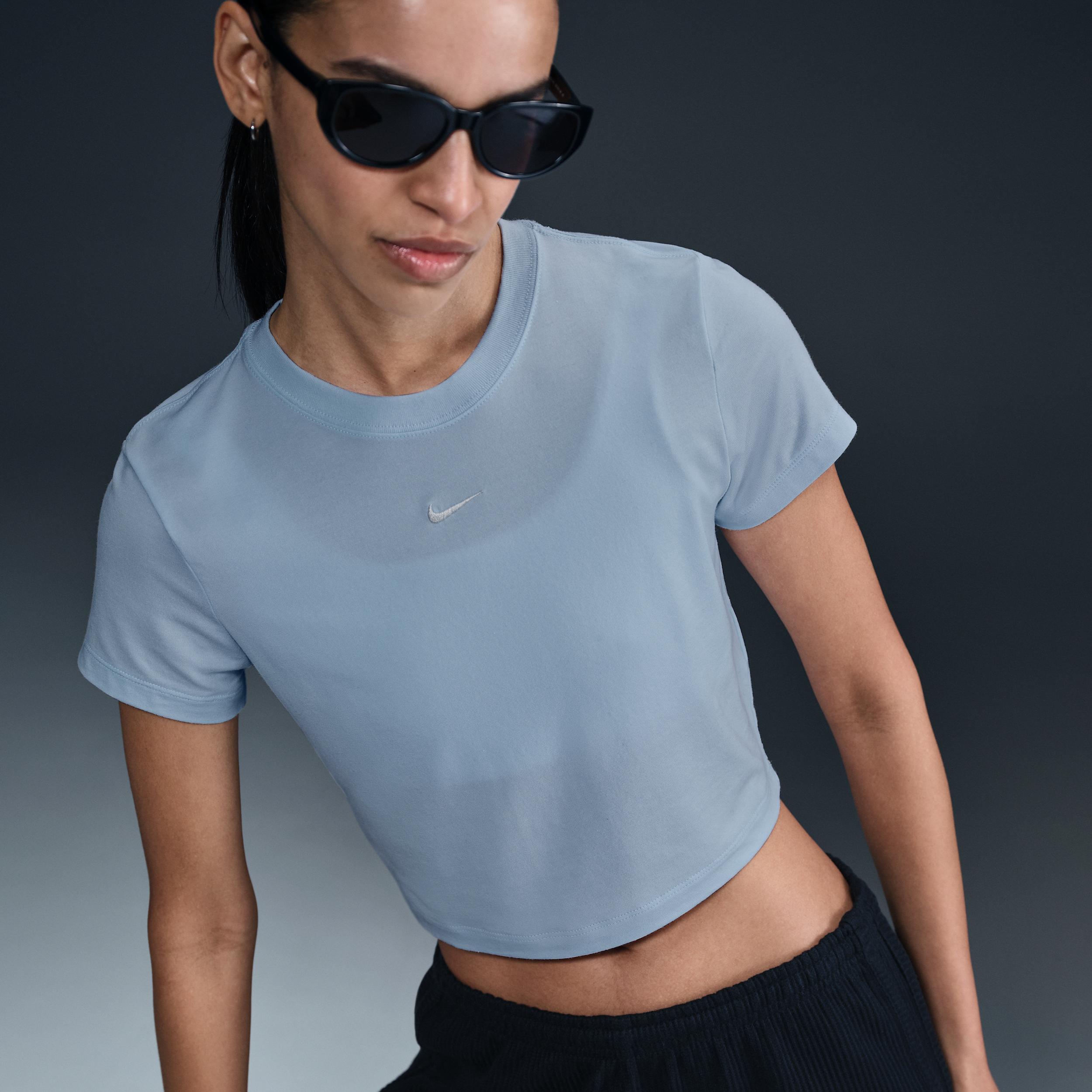 Women's Nike Sportswear Chill Knit Cropped T-Shirt Product Image