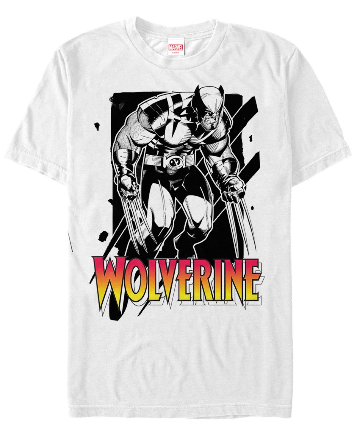 Men's Marvel X-Men Wolverine Sunfire Contrast Tee, Size: XXL, White Product Image