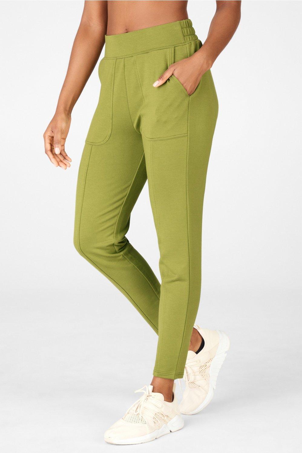 Fabletics Gemma Jogger Womens green plus Size 1X Product Image