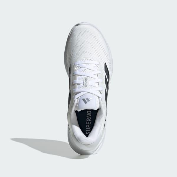 adidas Supernova Ease Women's Running Shoes, Size: 11, White Black Product Image