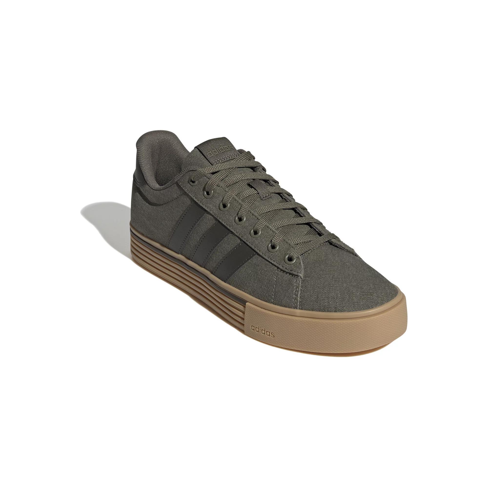 adidas Daily 4.0 Men's Skateboarding Shoes, Size: 9.5, Green Shadow Gum Product Image