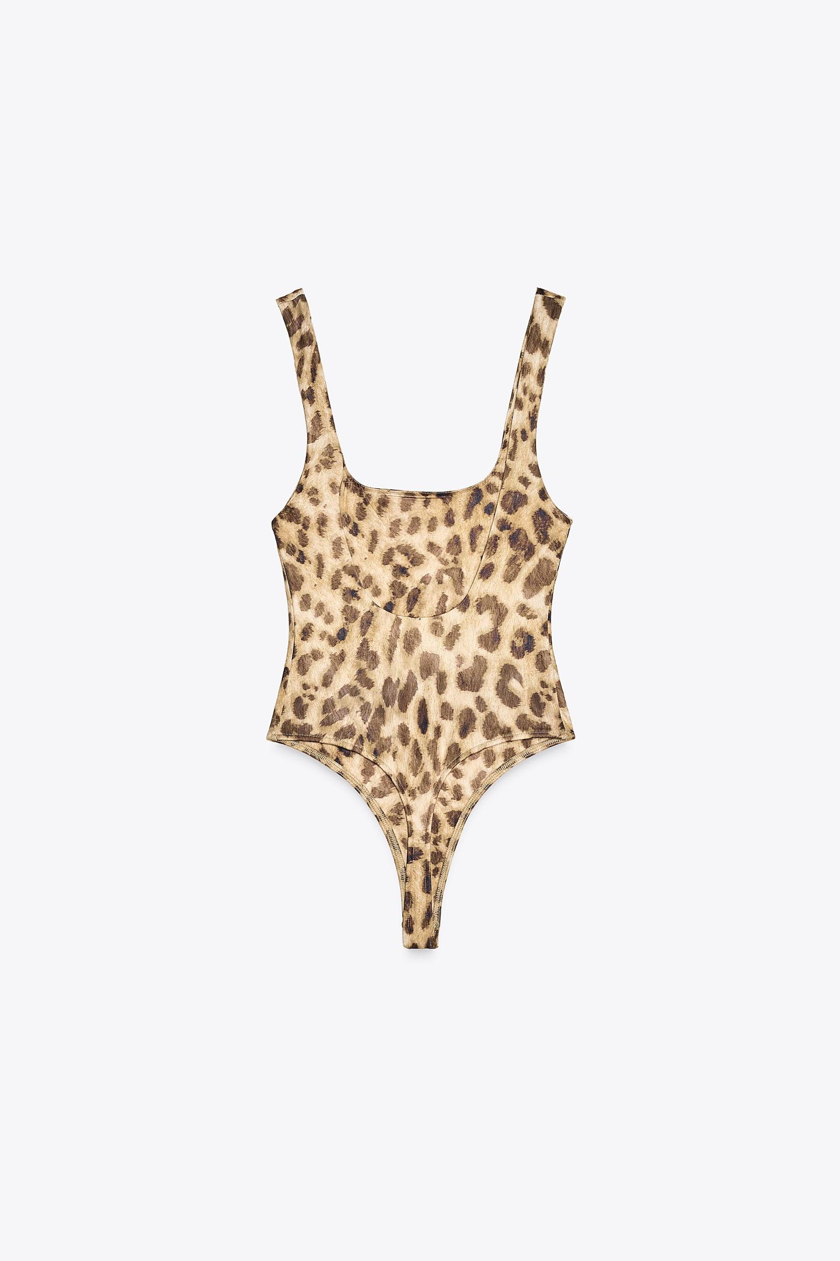 WIDE STRAP POLYAMIDE BODYSUIT Product Image