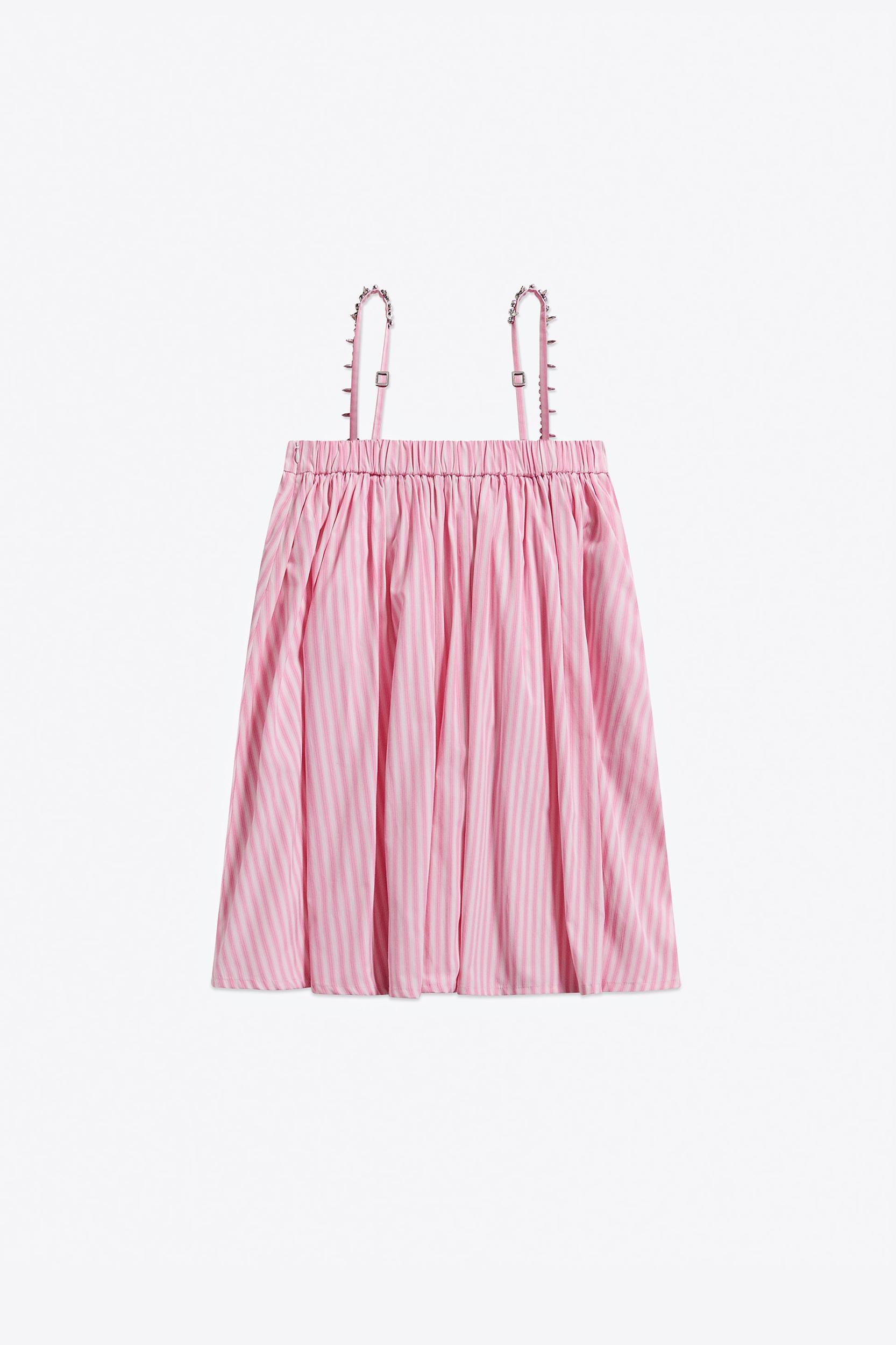 Crystal Grommet Poplin Mini Dress Product Image