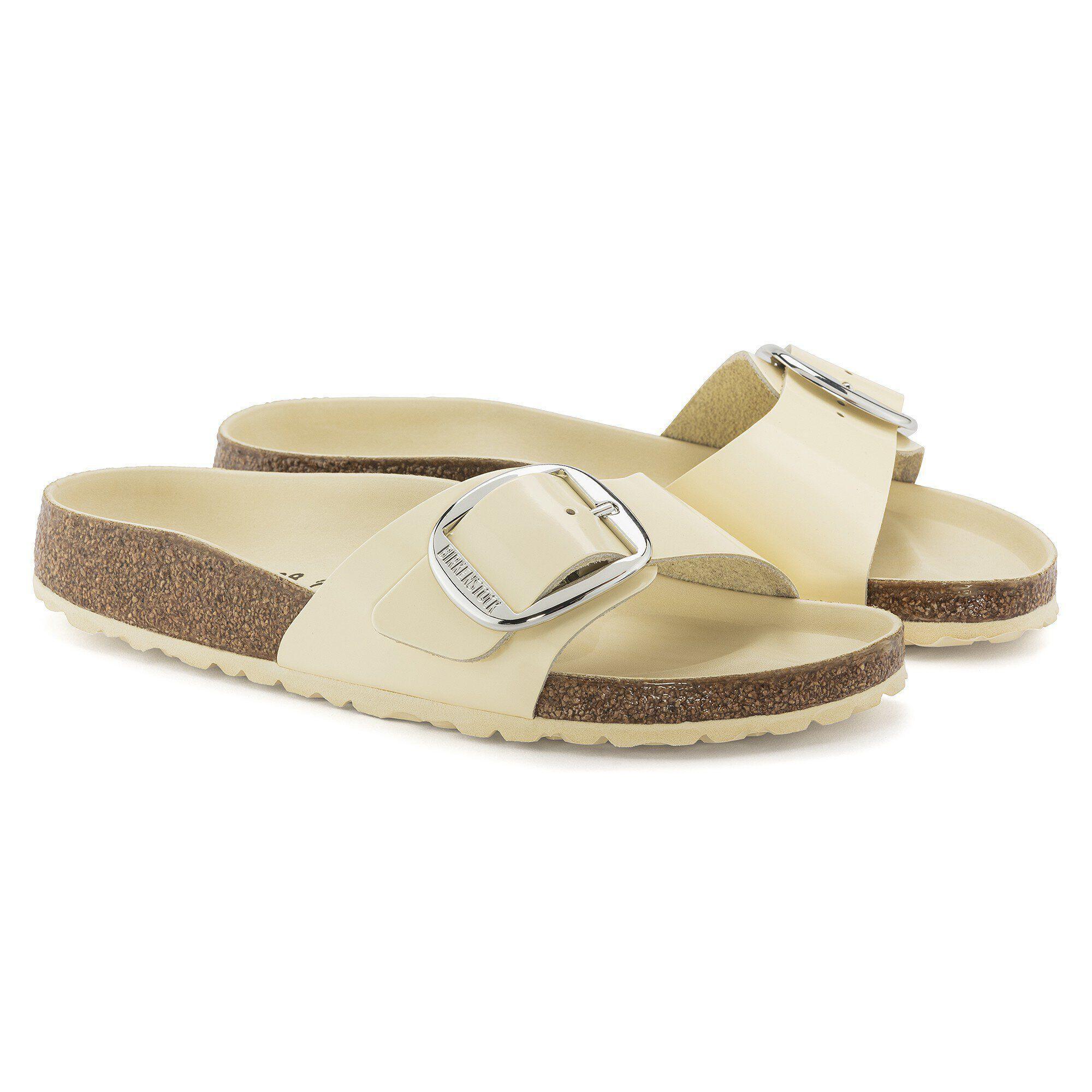Madrid Big Buckle Natural Leather Patent Product Image