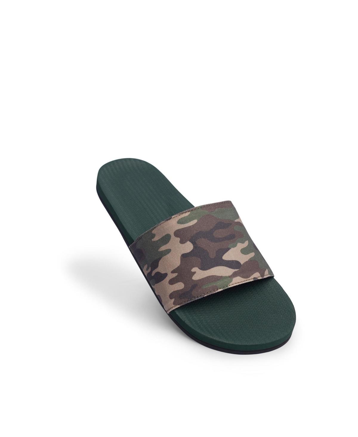 Indosole Mens Men s Slide Camo - Black Product Image