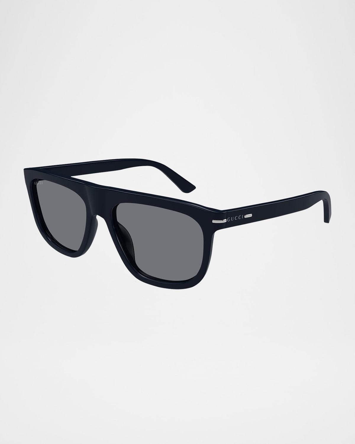 Mens GG1726SM Acetate Rectangle Sunglasses Product Image