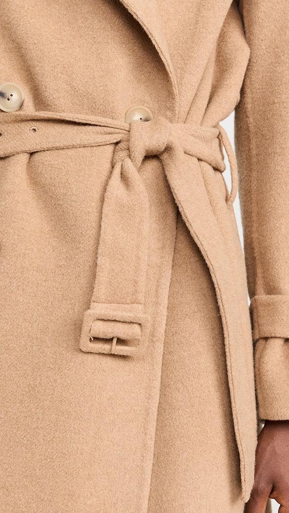 Vince Lofty Belted Long Coat | Shopbop Product Image