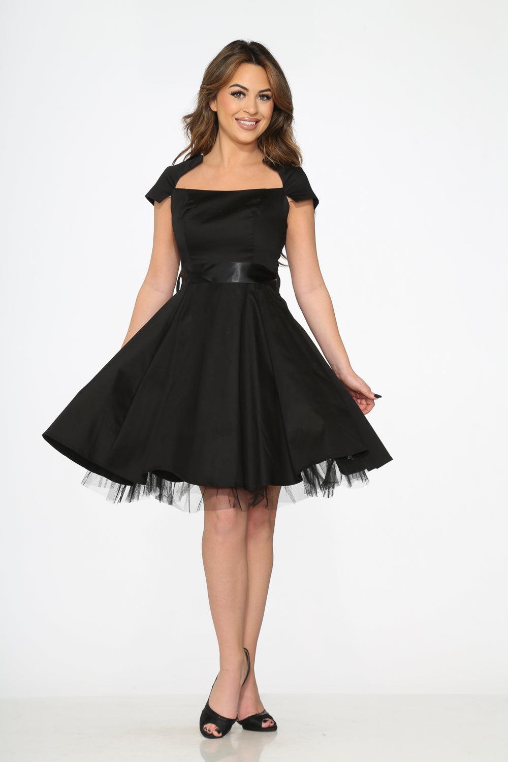 Black Swing Dress Product Image