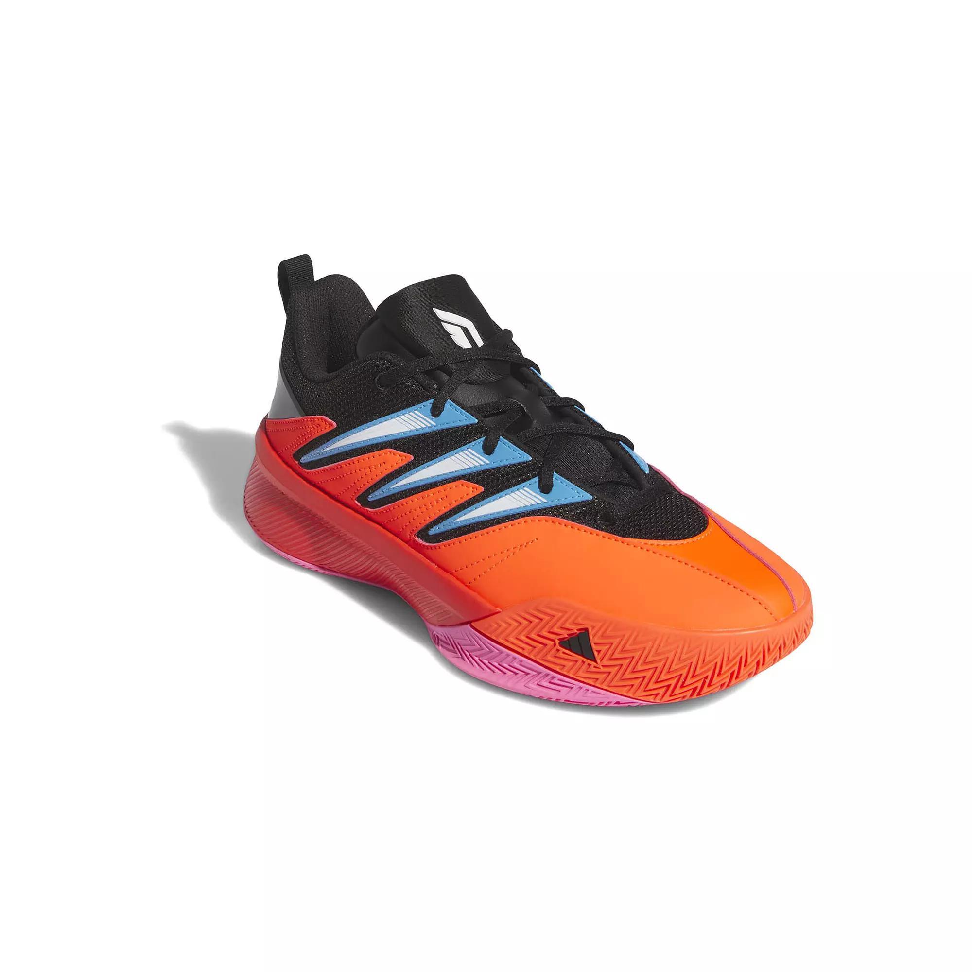 adidas Dame Certified 3.0 Low Men's Basketball Shoes, Size: 11, Solar Red Black Product Image